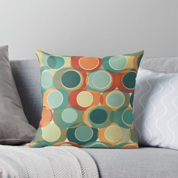 Item preview, Groovy 1960s Colorful Circle Pattern – Mod Retro Design designed and sold by UlDesigns.