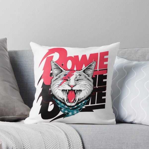 Item preview, David Bowie Inspired Cat Art Design with Vibrant Colors and Unique Style designed and sold by Assassin2k7.