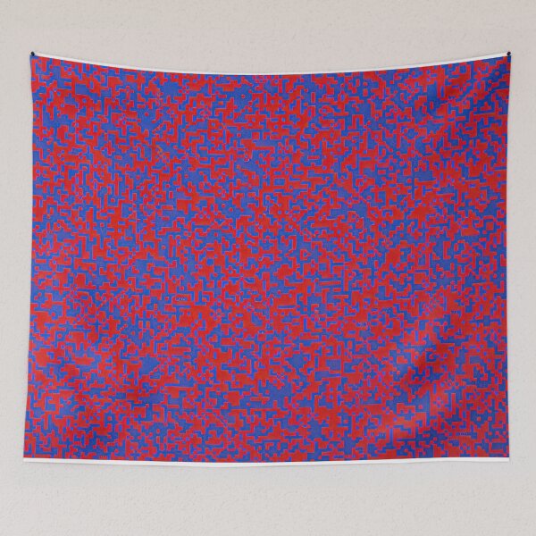 Item preview, Random distribution of 40,000 squares using the odd and even numbers of a telephone directory detail - 1971 designed and sold by NeonCanvasDream.