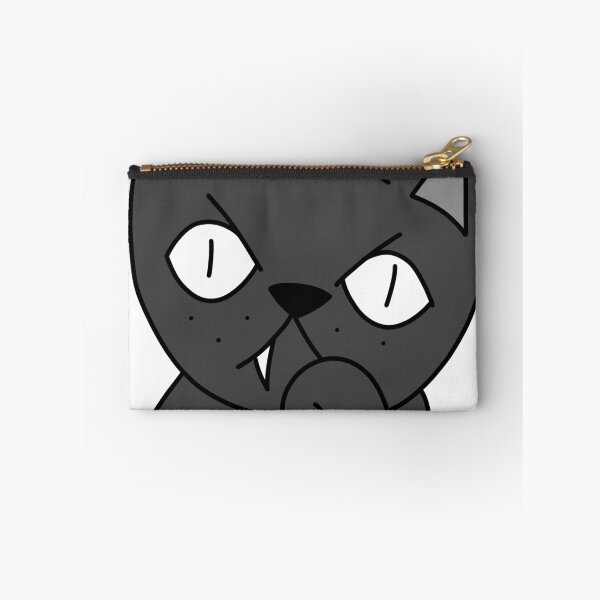 Item preview, mean cat bored - black designed and sold by motherbrainart.