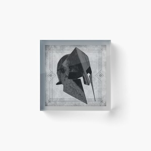 Item preview, Black Ancient Greek Corinthian Helmet Battle Worn designed and sold by Ghoul Enterprises.