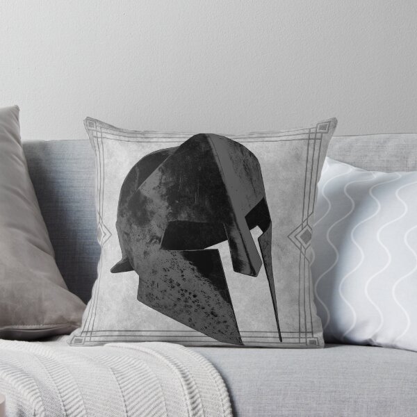 Item preview, Black Ancient Greek Corinthian Helmet Battle Worn designed and sold by Ghoul Enterprises.