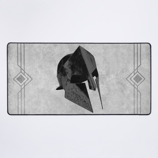 Item preview, Black Ancient Greek Corinthian Helmet Battle Worn designed and sold by Ghoul Enterprises.
