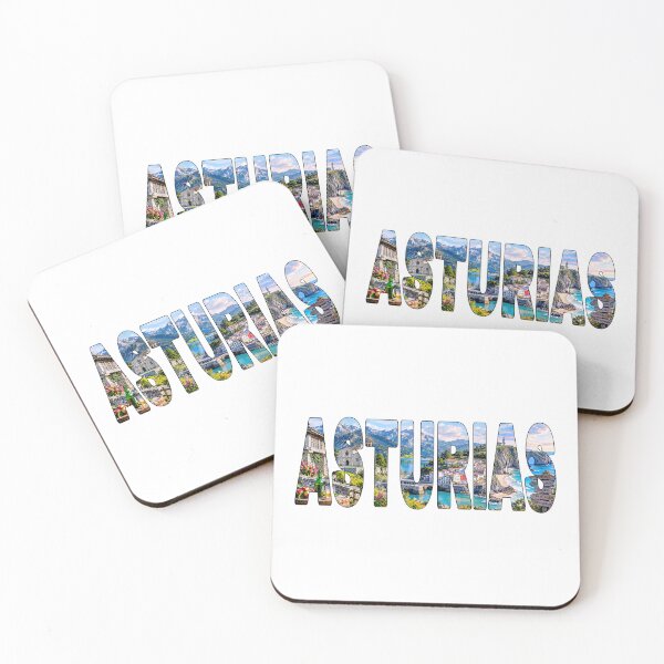 Item preview, ASTURIAS - Spain Tourist Souvenir Sticker Shirt Atlantic Rugged Coast Towns designed and sold by Adam Gormley.