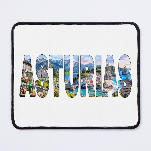 Item preview, ASTURIAS - Spain Tourist Souvenir Sticker Shirt Atlantic Rugged Coast Towns designed and sold by Adam Gormley.