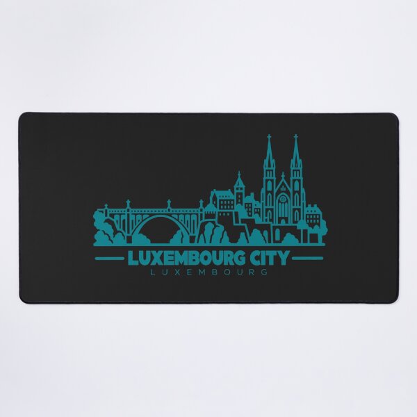 Item preview, Luxembourg City Luxembourg Line Art Skyline Poster designed and sold by CMYKStudio.