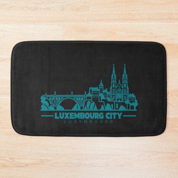 Item preview, Luxembourg City Luxembourg Line Art Skyline Poster designed and sold by CMYKStudio.