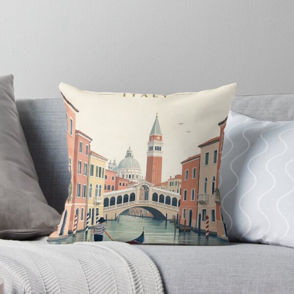 Item preview, Venice Italy Minimalist Travel Poster Gondola Canal designed and sold by JIGUWORLD.