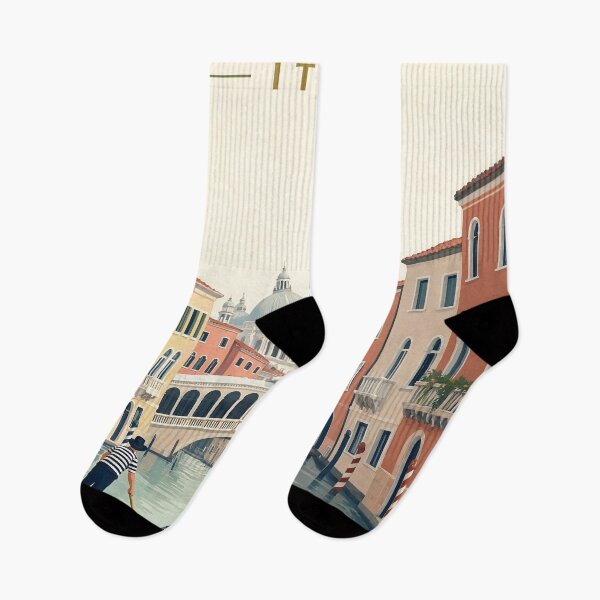 Item preview, Venice Italy Minimalist Travel Poster Gondola Canal designed and sold by JIGUWORLD.