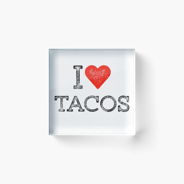 Item preview, I Love Tacos Taco Lover T-Shirt designed and sold by Magoya Store ⭐⭐⭐⭐⭐.