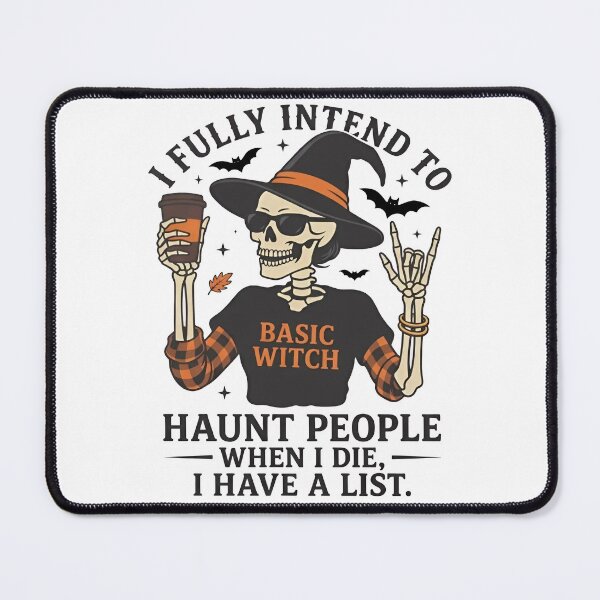 Item preview, I Fully Intend To Haunt People When I Die, I Have A List designed and sold by gidel-sales.