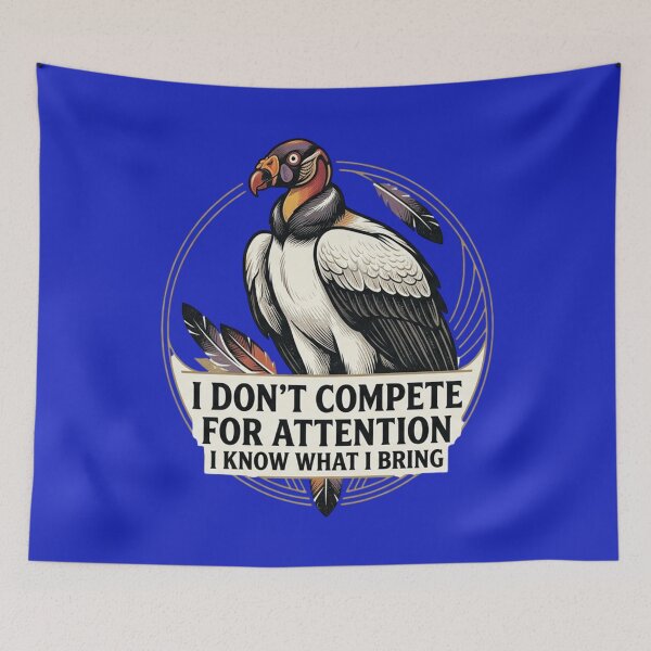 Item preview, King Vulture - I Don't Compete For Attention I Know What I Bring designed and sold by Max Store.