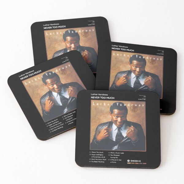Item preview, Luther Vandross   Never Too Much Tracklist Album  designed and sold by olinezilory.