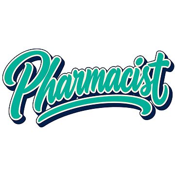 Vorschaubild zum Design Pharmacist Teal Brush Script von Queenbiancs