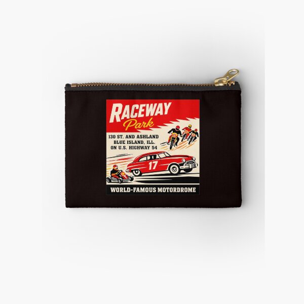 Item preview, Vintage Raceway Park Motordrome Ad Retro Car Motorcycle  designed and sold by findOutDraw.