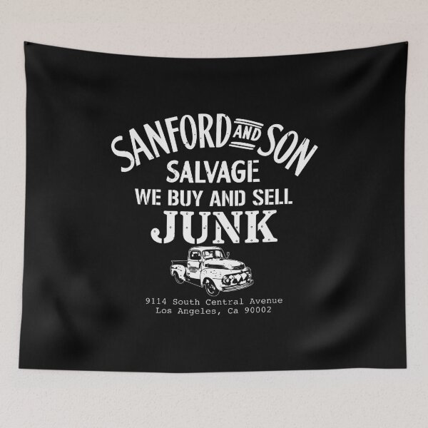 Item preview, Sanford and Son Salvage Junk Truck Retro  designed and sold by NeilLeffler.