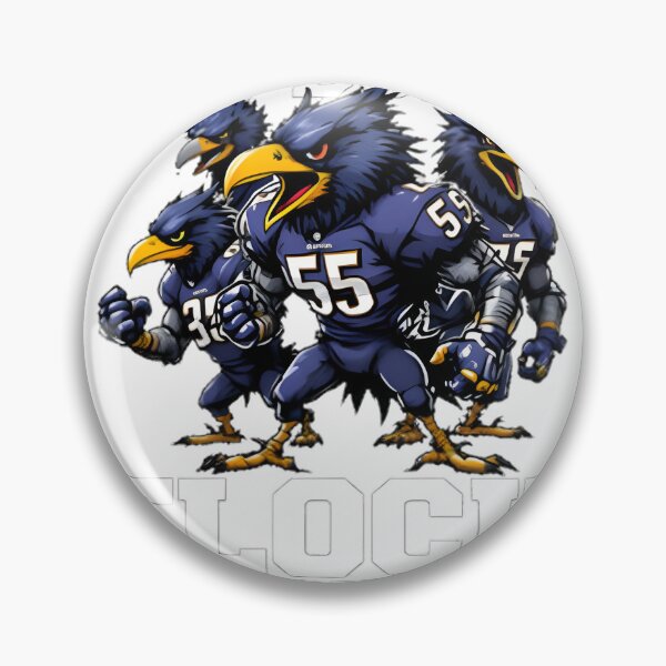 Item preview, We Don’t Flock Around Football Design - Ravens Inspired Sports Gift designed and sold by hilaryeileen.