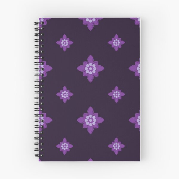 Item preview, Purple Medallion Flower designed and sold by birchandbirdbk.
