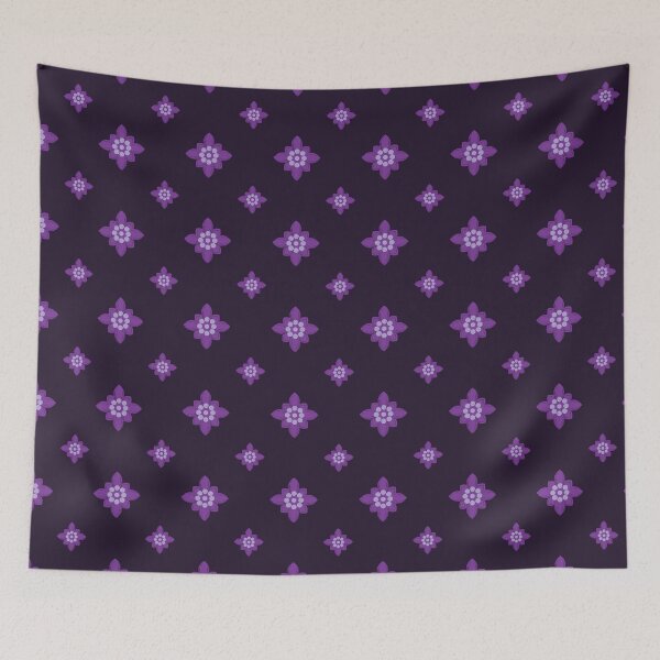 Item preview, Purple Medallion Flower designed and sold by birchandbirdbk.