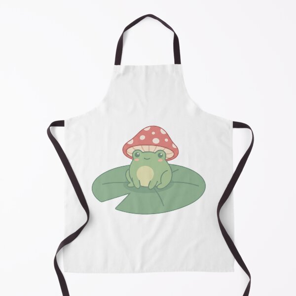 Item preview, Whimsical Cottagecore Frog with Mushroom Hat Illustration designed and sold by pattman.