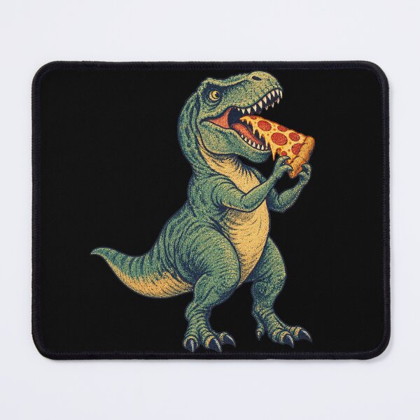 Item preview, Vintage Dinosaur Eating Pizza Cute T-Rex Retro designed and sold by SOUFIANE1991.