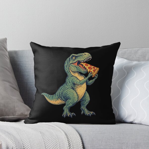 Item preview, Vintage Dinosaur Eating Pizza Cute T-Rex Retro designed and sold by SOUFIANE1991.
