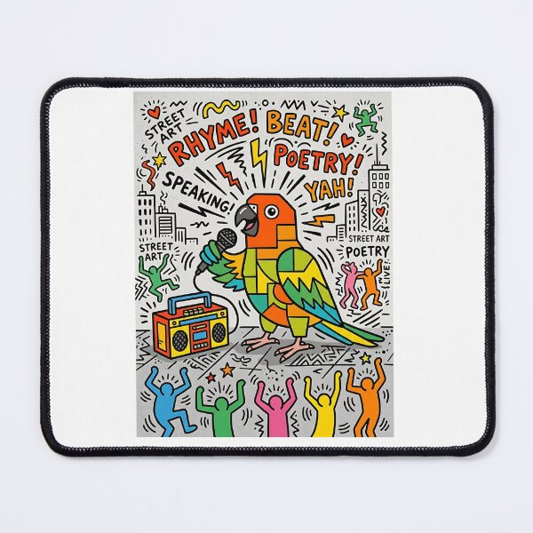 Item preview, Sun Conure Street Poet designed and sold by PictoVibe.