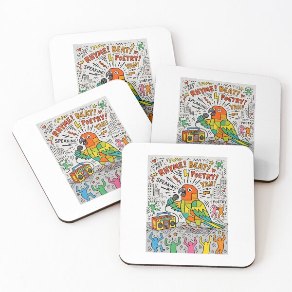 Item preview, Sun Conure Street Poet designed and sold by PictoVibe.
