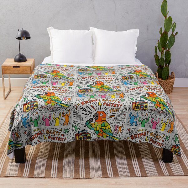 Item preview, Sun Conure Street Poet designed and sold by PictoVibe.
