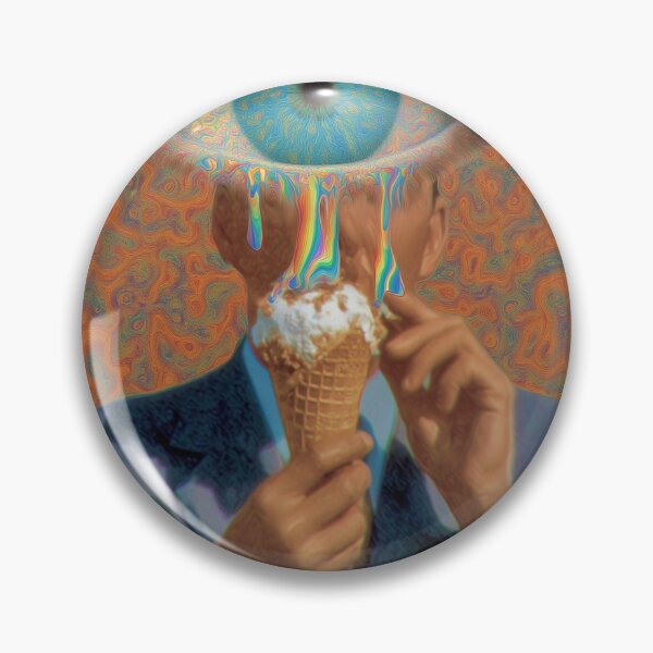 Artikelvorschau, Porträt eines schmelzenden Regenbogenauge-Eiscremes entworfen und verkauft von MongLongStudio.