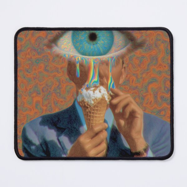 Item preview, Melting Rainbow Eye Ice Cream Portrait designed and sold by MongLongStudio.