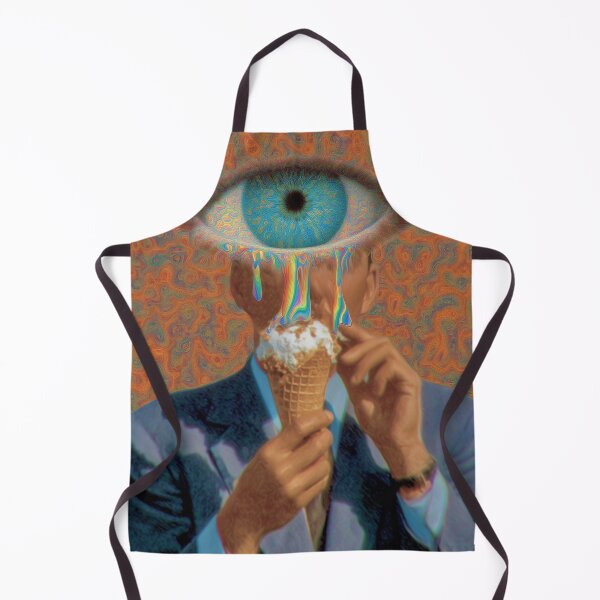 Item preview, Melting Rainbow Eye Ice Cream Portrait designed and sold by MongLongStudio.