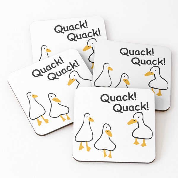 Item preview, Quacking Ducks Cute Funny Minimalist Art designed and sold by NeilLeffler.