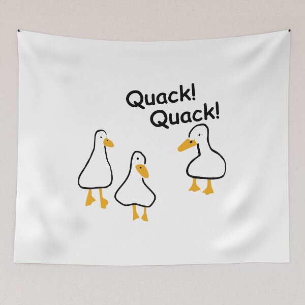 Item preview, Quacking Ducks Cute Funny Minimalist Art designed and sold by NeilLeffler.