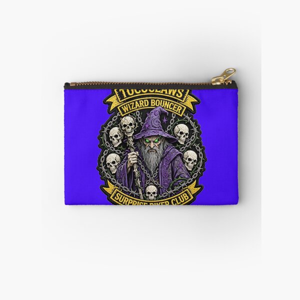 Item preview, Purple Wizard Bouncer Dark Sorcerer | Surprise Biker Club Patch Graphic designed and sold by TOCOCLAWS.