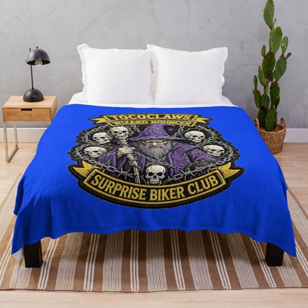 Item preview, Purple Wizard Bouncer Dark Sorcerer | Surprise Biker Club Patch Graphic designed and sold by TOCOCLAWS.