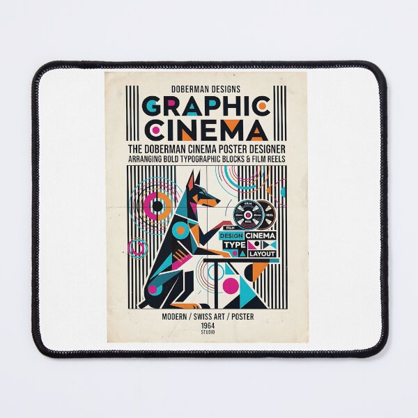 Item preview, Doberman Cinema Poster Designer designed and sold by PictoVibe.