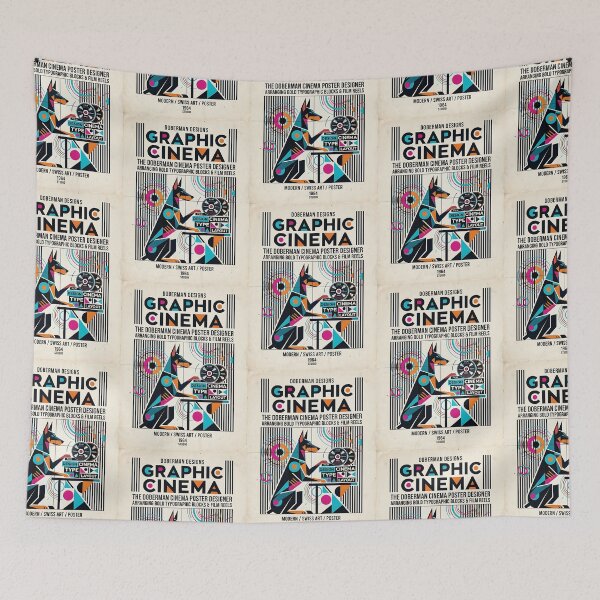 Item preview, Doberman Cinema Poster Designer designed and sold by PictoVibe.