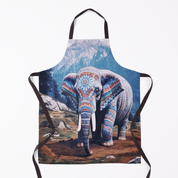 Item preview, Sacred Mandala Elephant in the Mountains designed and sold by MongLongStudio.