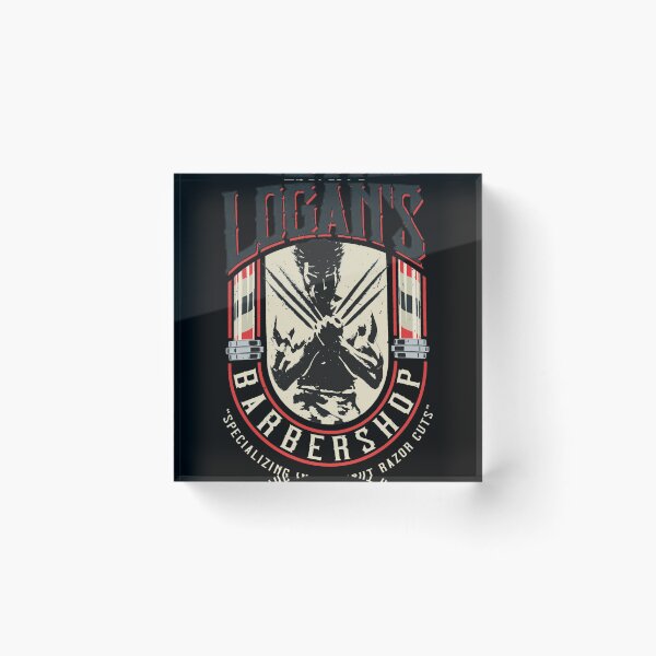 Item preview, Logan's Barbershop Retro Razor Cuts  designed and sold by NeilLeffler.