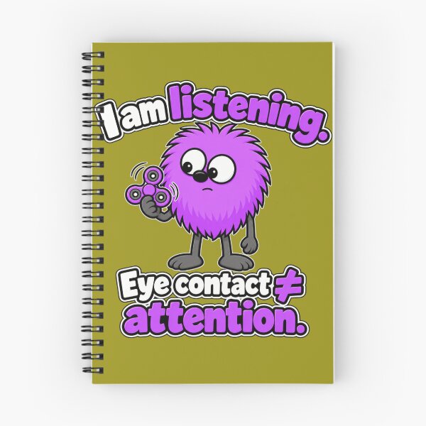 Item preview, I am Listening. Eye Contact Does Not Equal Attention designed and sold by TheThinglings.