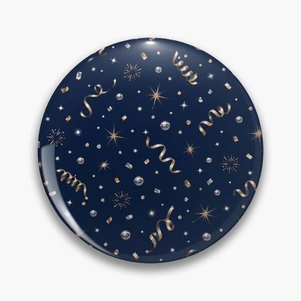 Item preview, Luxury Navy Gold Celebration Confetti Pattern designed and sold by WangAew.