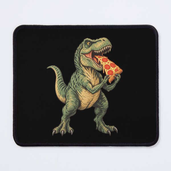 Item preview, Vintage Dinosaur Eating Pizza Cute T-Rex Retro designed and sold by SOUFIANE1991.