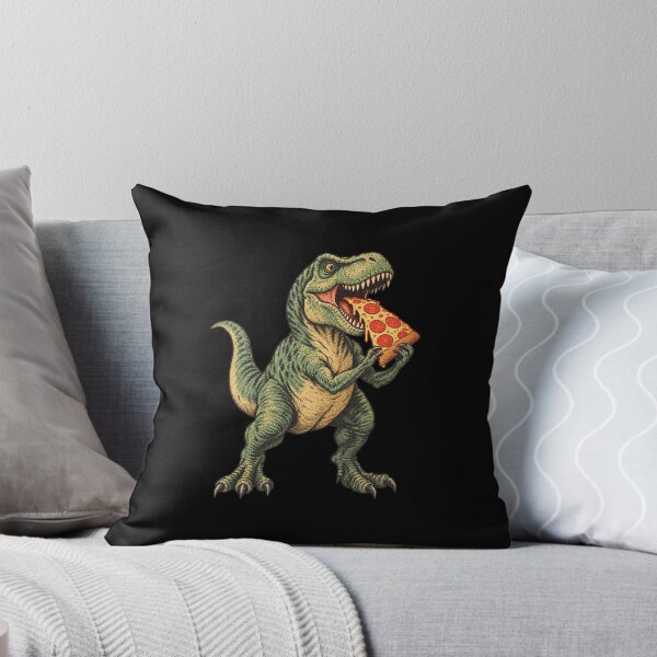 Item preview, Vintage Dinosaur Eating Pizza Cute T-Rex Retro designed and sold by SOUFIANE1991.