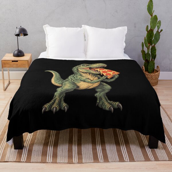 Item preview, Vintage Dinosaur Eating Pizza Cute T-Rex Retro designed and sold by SOUFIANE1991.