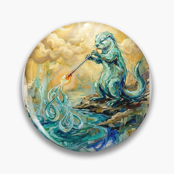 Item preview, River Otter Glassblower designed and sold by PictoVibe.