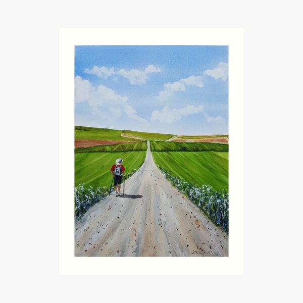 The Long Road to Santiago Art Print