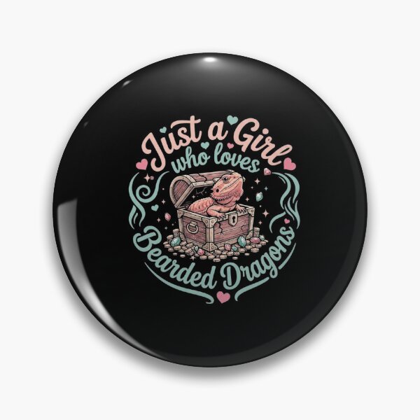 Item preview, Just a Girl Who Loves Bearded Dragons Cute Reptile Design designed and sold by Ostericaimusa.