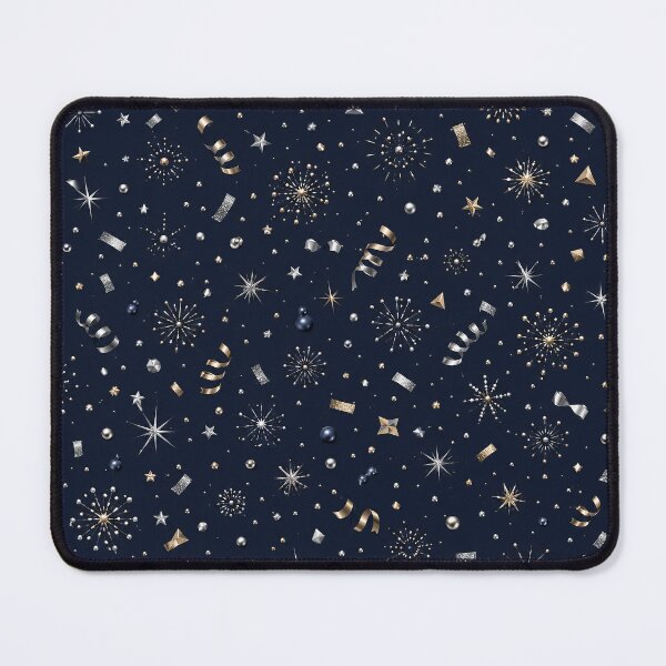 Item preview, Luxury Navy Gold Celebration Confetti Pattern designed and sold by WangAew.
