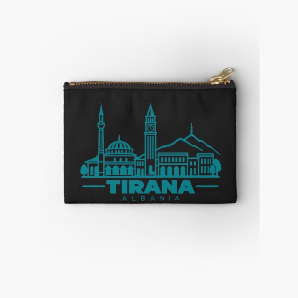 Item preview, Tirana Albania Line Art Skyline Poster designed and sold by CMYKStudio.